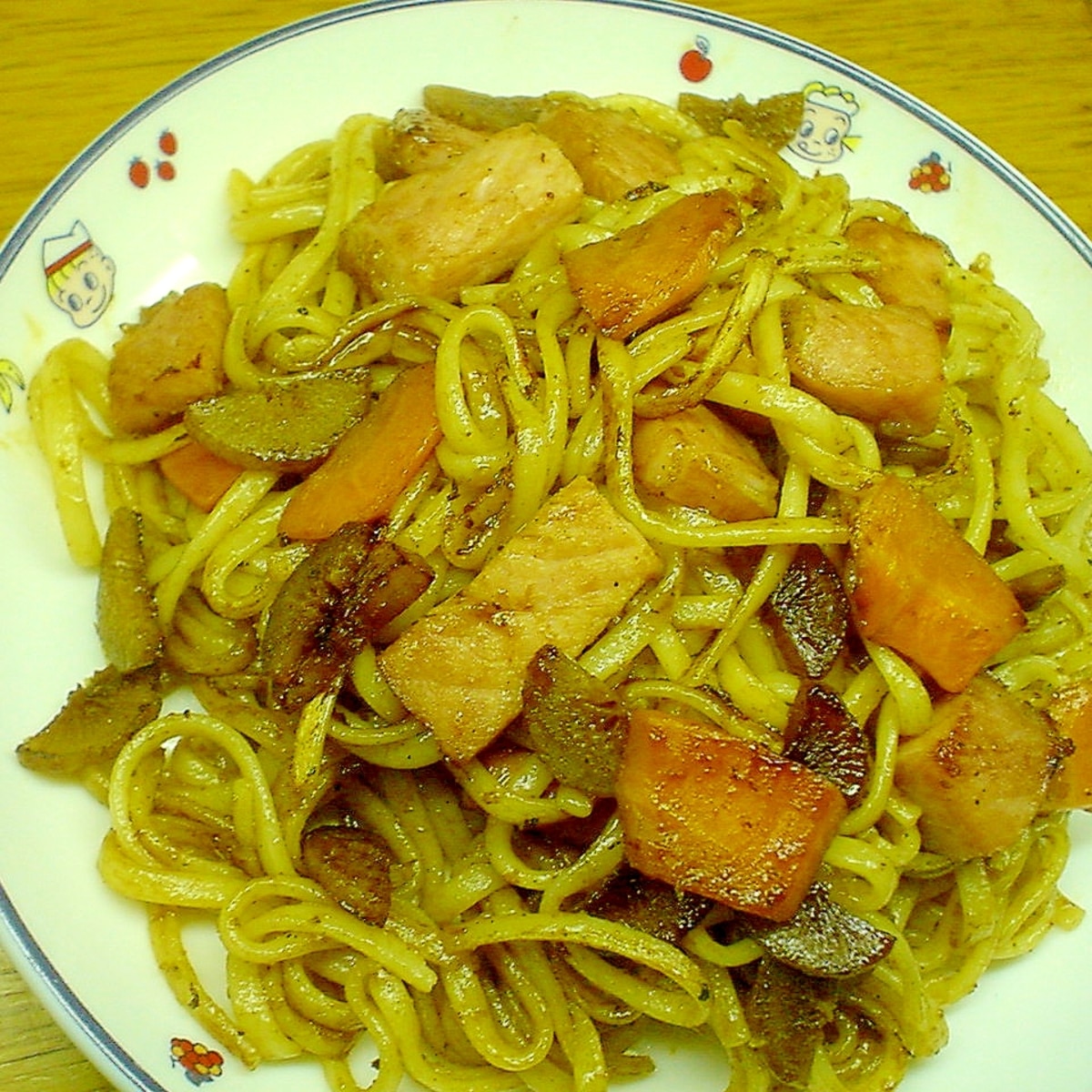 ハム焼きうどん レシピ 作り方 By 蘭もり 楽天レシピ ハム焼きうどん レシピ 作り方 By 蘭もり 楽天レシピ
